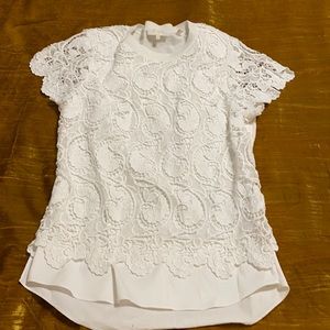 Ted Baker White Lace Blouse